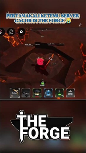 Day 2 Main The Forge Nemu Server Gacor ⛏️✨ #roblox #shorts #theforge