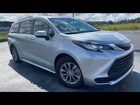 2021 Toyota Sienna Hybrid LE POV Test Drive & Review