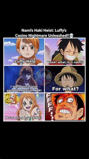 NAMI'S HAKI HEIST: LUFFY'S CASINO NIGHTMARE UNLEASHED!...#anime #luffy #onepiece #nami #joyboy