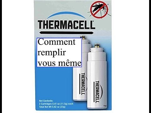Remplissage de cartouches Thermacell