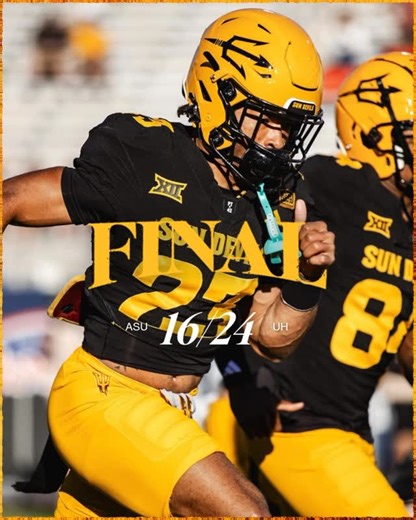 Final ASU 16 | 24 UH #sundevilfootball #sundevil #asufootball | Sun Angel Collective | Facebook