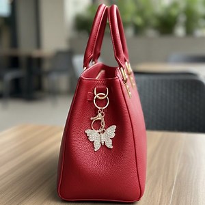 NEW Gold Butterfly Keychain or Bag Charm