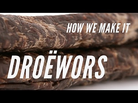 How to make droëwors
