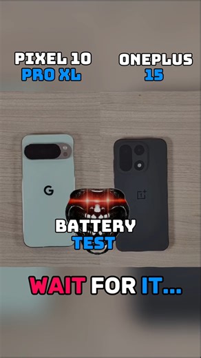 ⚡☠️PIXEL 10 PRO XL VS ONEPLUS 15 BATTERY TEST!!