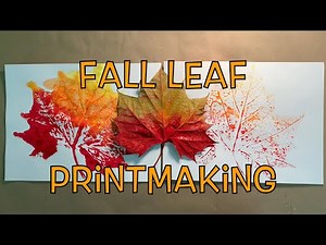 How to Make Fall Leaf Prints