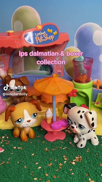 Adorable Dalmatian and Boxer Collection | Littlest Pet Shop Toys