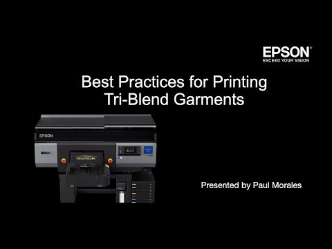 Best Practices for printing Tri-Blend Garments | 02-22-2022