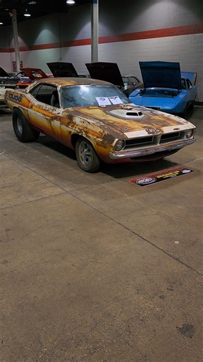 This was a highlight at MCACN last year. The at the time, recently uncovered 'Shari's Cuda'! You could barely get around the car all weekend, everyone to check it out. | The Auto Archaeologist
