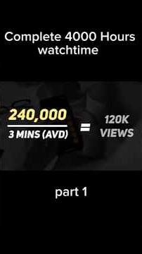 How to get monetized on youtube ✅ #shorts