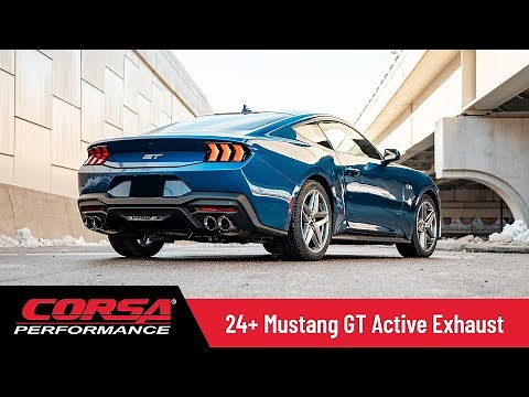 The CORSA Performance 2024+Mustang GT S650 Active Valve Exhaust Collection Has Arrived!