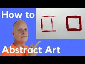 Easy abstract acrylic painting tutorial – making abstract art