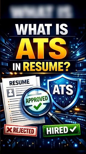 ATS in Resume Explained for Freshers | Tips to Get Shortlisted 🔥