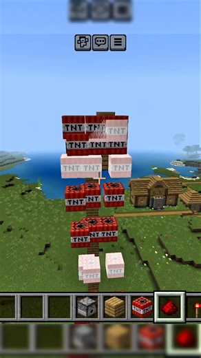 “Minecraft Automatic TNT Machine 💥 | Unlimited TNT Farm (Redstone Tutorial)”#shorts #minecraft