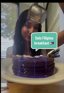 Solo Filipino Breakfast: Ube Pancake at Marie’s Kitchen