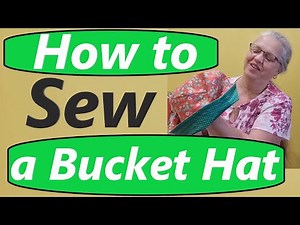 How to sew a bucket hat using your measurements