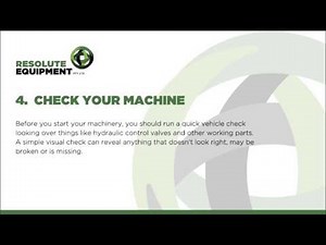 5 Tips for Safe Operation of Heavy Machinery | Resolute Equipment