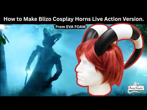 How to make BLIZO Cosplay Horns from Helluva Boss