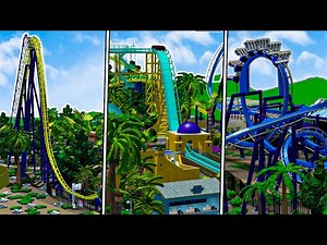 INCREDIBLE Theme Park Tycoon 2 MEGA PARK! (SeaWorld)