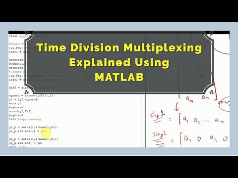 Time Division Multiplexing TDM | MATLAB code for 2 Audio Signals | ADC 4.5