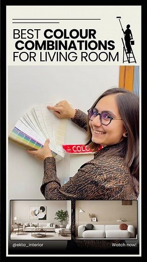 Best colour combinations for Living Room 🎨 #home #interiordesign