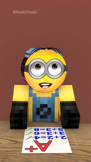 Who cheated on the math test—the boy Minion or the boy Hamood?