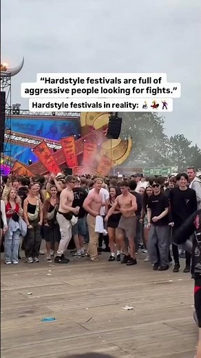 Hardstyle festival has insane people😂​​​#hardtechno #techno #technoremix #ravememes