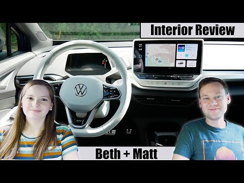 The 2021 Volkswagen ID.4 Interior is...Interesting... (Beth and Matt)