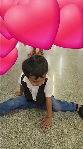 how to do a front split and stretch | Baby fun Exercise