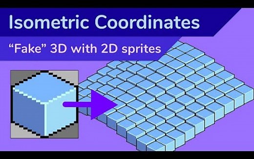 2D 游戏中的等轴坐标系是如何工作的/How Isometric Coordinates Work in 2D games