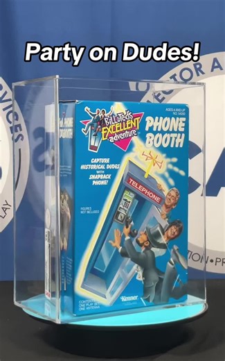 Another CAS Recently Graded Item - This 1991 Kenner Bill & Ted’s Excellent Adventure MISB Phone Booth is a true blast from the past. If only we had a working phone booth to zip back and stockpile mint-on-card vintage figures… most triumphant! Today’s question - if you could travel back in time, when and where would you go? Enter to win this collection features four sealed packs of the original Topps series one Return of the Jedi trading card packs, featuring each of the four different wrapper de