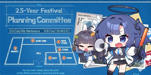 Blue Archive preps for 2.5-year anniversary with limited-time in-game events and rate-up banners