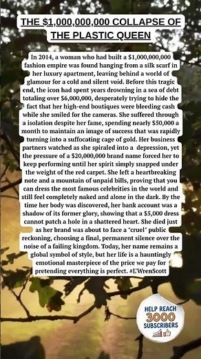 THE $1,000,000,000 COLLAPSE OF THE PLASTIC QUEEN