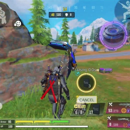 This BIG ROCK Saved Me! 🪨 INSANE 1v4 Solo Squad CODM Battle Royale 🔥