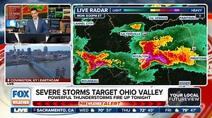 Severe storms in the Ohio Valley return this week as powerful thunderstorms begin tonight. FOX Weather Meteorologist Steve Bender breaks down the latest details. #severewx #foxweather | FOX Weather