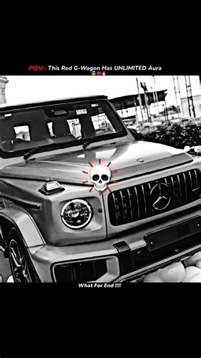 POV: This Red G-Wagon Has UNLIMITED Aura 😎😈🔥