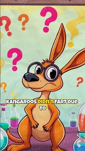Do Kangaroos fart? 🦘 #facts #research #animation #study