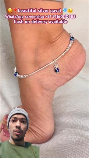 New Designer Beautiful Silver Payal ✨ | Latest Chandi Payal Design | Trendy Anklet for Girls #shorts