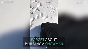 Snow face challenge: the new winter viral hit