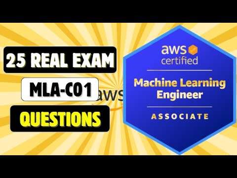 AWS Machine Learning Engineer Associate MLA-C01 | Mock Exam 2026 | 25 Practice Questions | Set-5