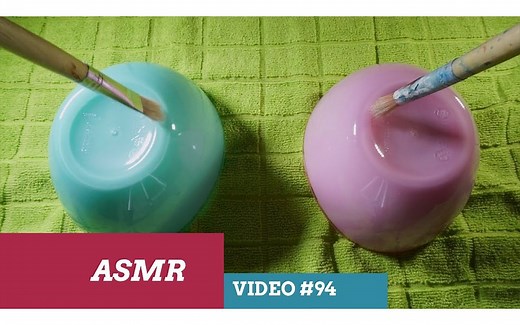 【RC ASMR】把双耳分别用2个杯子罩住并敲击轻刷