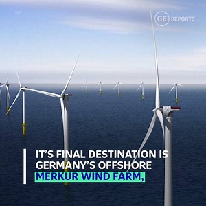 The production of the massive blades for the for the Haliade-150-6MW offshore wind turbine is a hybrid of the latest digital technologies — the teams here use robots and sensors to precisely monitor the manufacturing process — and manual labor. https://invent.ge/2JHHAj4 | GE