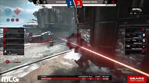 Roman Fritzl clutches the fifth round with a slick double kill. Watch Gears Fight Night right now! Watch Here → MLG.com/gearsofwar | Major League Gaming