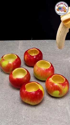 Baked Apple Dessert Recipe with Ice Cream & Caramel Sauce