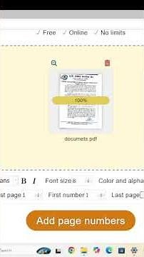 How To Add Page Number In PDF File #pdf #excel #computer #accountingsoftware