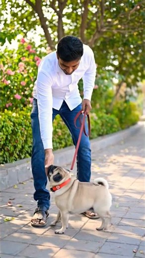 Pug Puppy walking #memes #pug #vibing #dog #funny #viral #fyp #pugged #pets