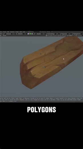 Low Poly Wood Plank – Handpaint Texturing Workflow