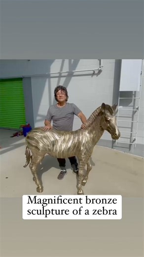 242 reactions · 39 comments | Magnificent bronze sculpture of a zebra #sculpture #bronze #hobby #statue #bronzesculpture | Terry Ilous | Facebook