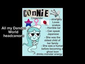 Idk but it’s all my Dandy’s world headcanons I have so far [PAUSE TO READ]