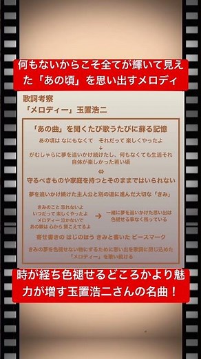 歌詞考察「メロディー」玉置浩二 #玉置浩二 #メロディー #安全地帯