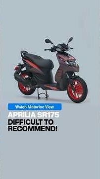 Aprilia SR 175 2025 is difficult to recommend!